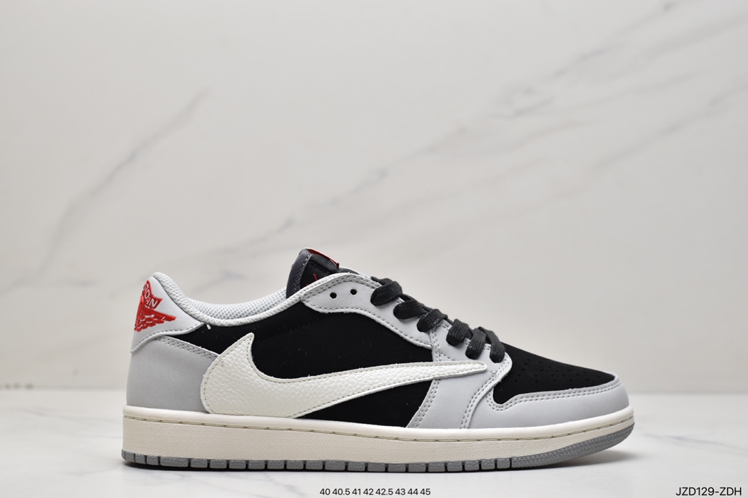 140 Fragment Design x Travis Scott x Air Jordan 1 Low OG SP”Military Blue”AJ1 DM7866-140