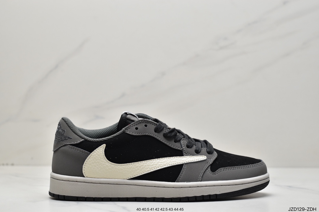 140 Fragment Design x Travis Scott x Air Jordan 1 Low OG SP”Military Blue”AJ1 DM7866-140