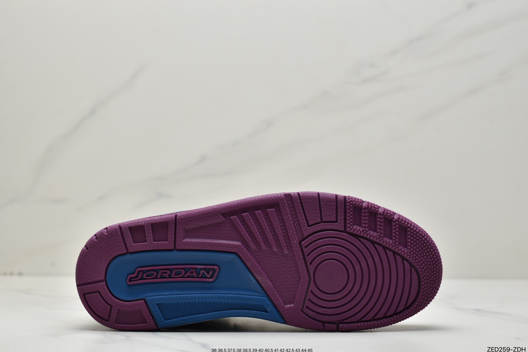 260 耐克Nike Air Jordan Legacy 312 灰紫有着交错结合的设计AV3922-005