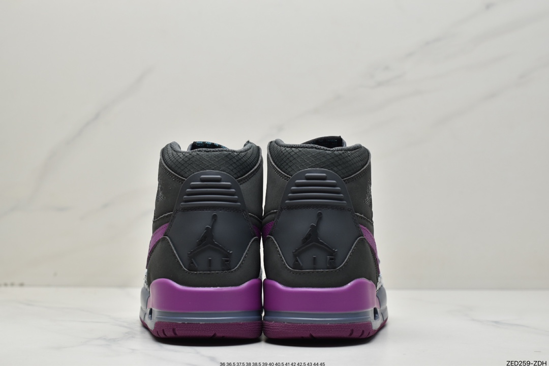 260 耐克Nike Air Jordan Legacy 312 灰紫有着交错结合的设计AV3922-005