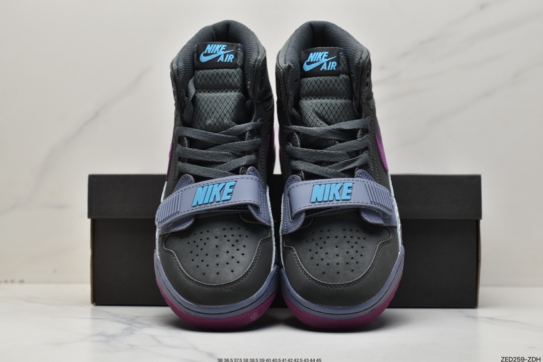 260 耐克Nike Air Jordan Legacy 312 灰紫有着交错结合的设计AV3922-005