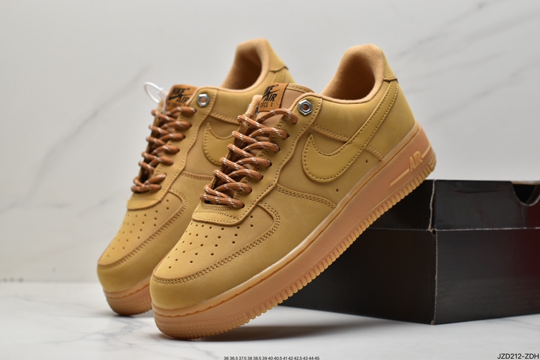 140 Nike Air Force1 Low AF1 经典款小麦色空军一号低帮休闲板鞋 CJ9179-200