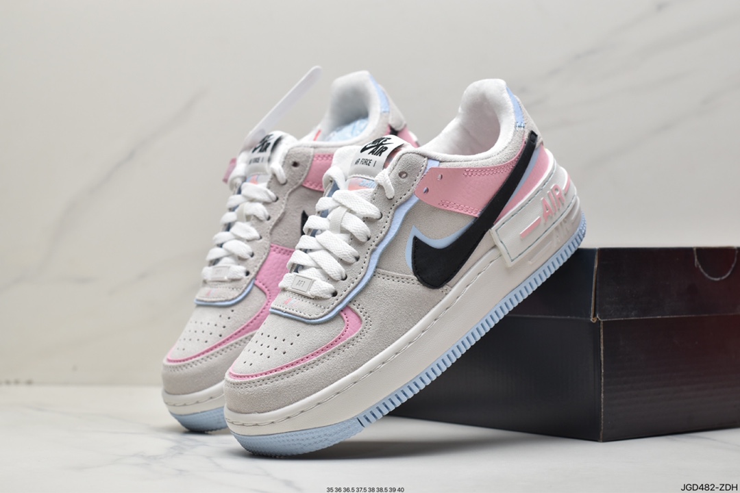 180 耐克Nike Air Force 1 Low Fur-Lined Shadow 灰褐加绒 DX3358-100