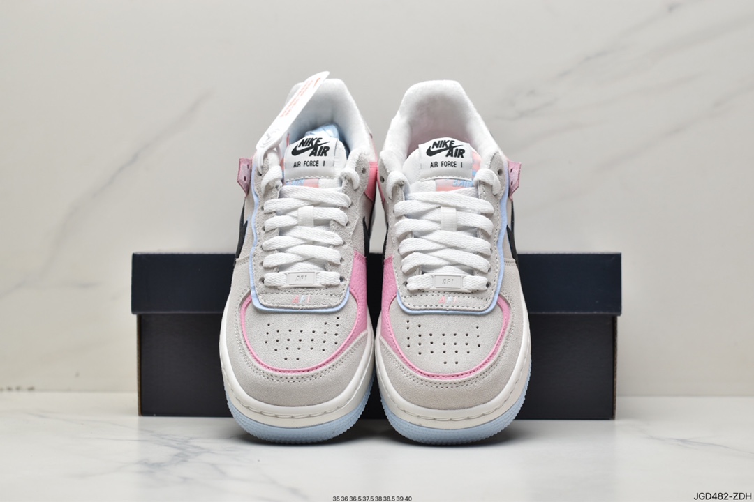 180 耐克Nike Air Force 1 Low Fur-Lined Shadow 灰褐加绒 DX3358-100