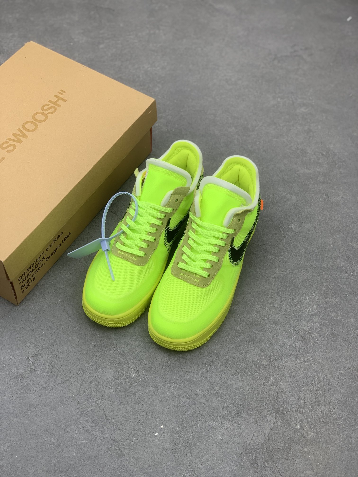Off-White x Air Force 1 '07 Low 'Volt' AO4606-700 Sneakers 9 i1667768571 3209 7