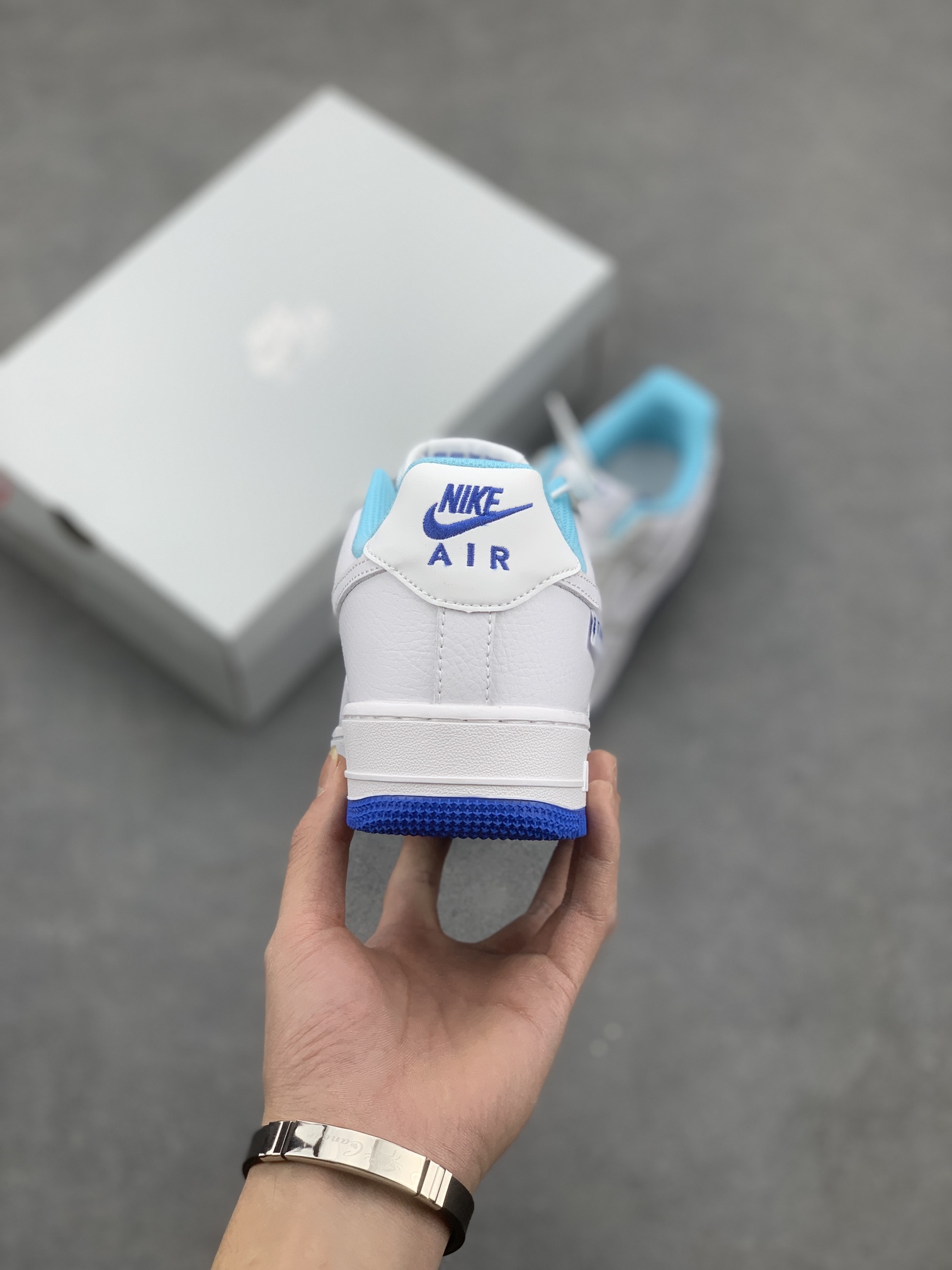 Nike Air Force 1 Low White/Grey/Blue Casual Sneakers FB1844-111 5 i1667768602 8495 3