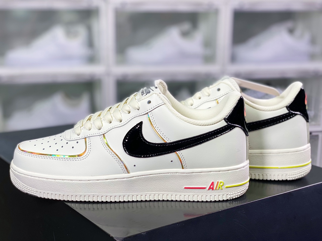 220  Air Force 1'07 Low”Milk White/Black/Colorful”空军一号经典低帮ZX9856-599