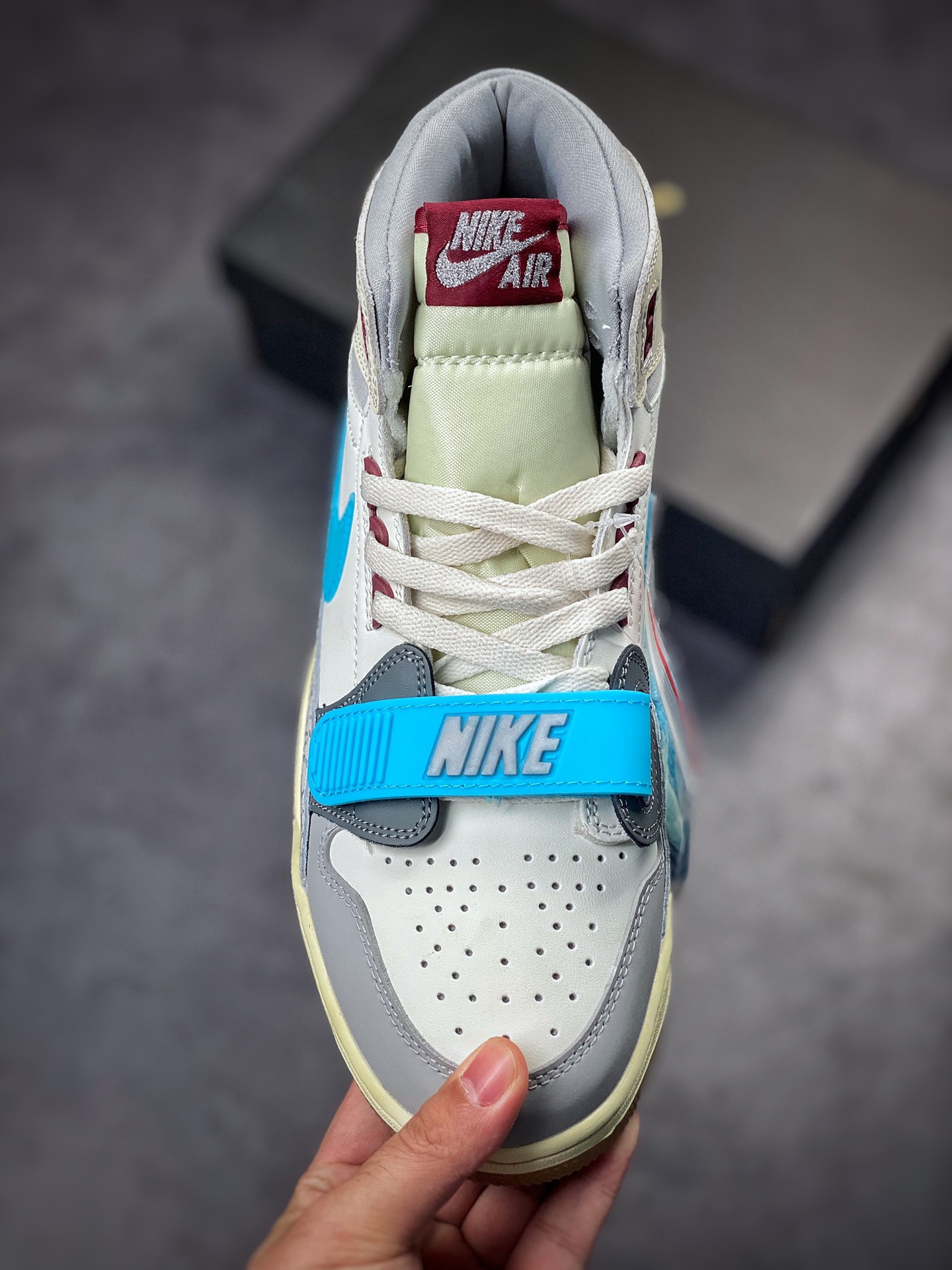 260 Air Jordan Legacy 312 高帮篮球鞋 白灰蓝FB1875-141