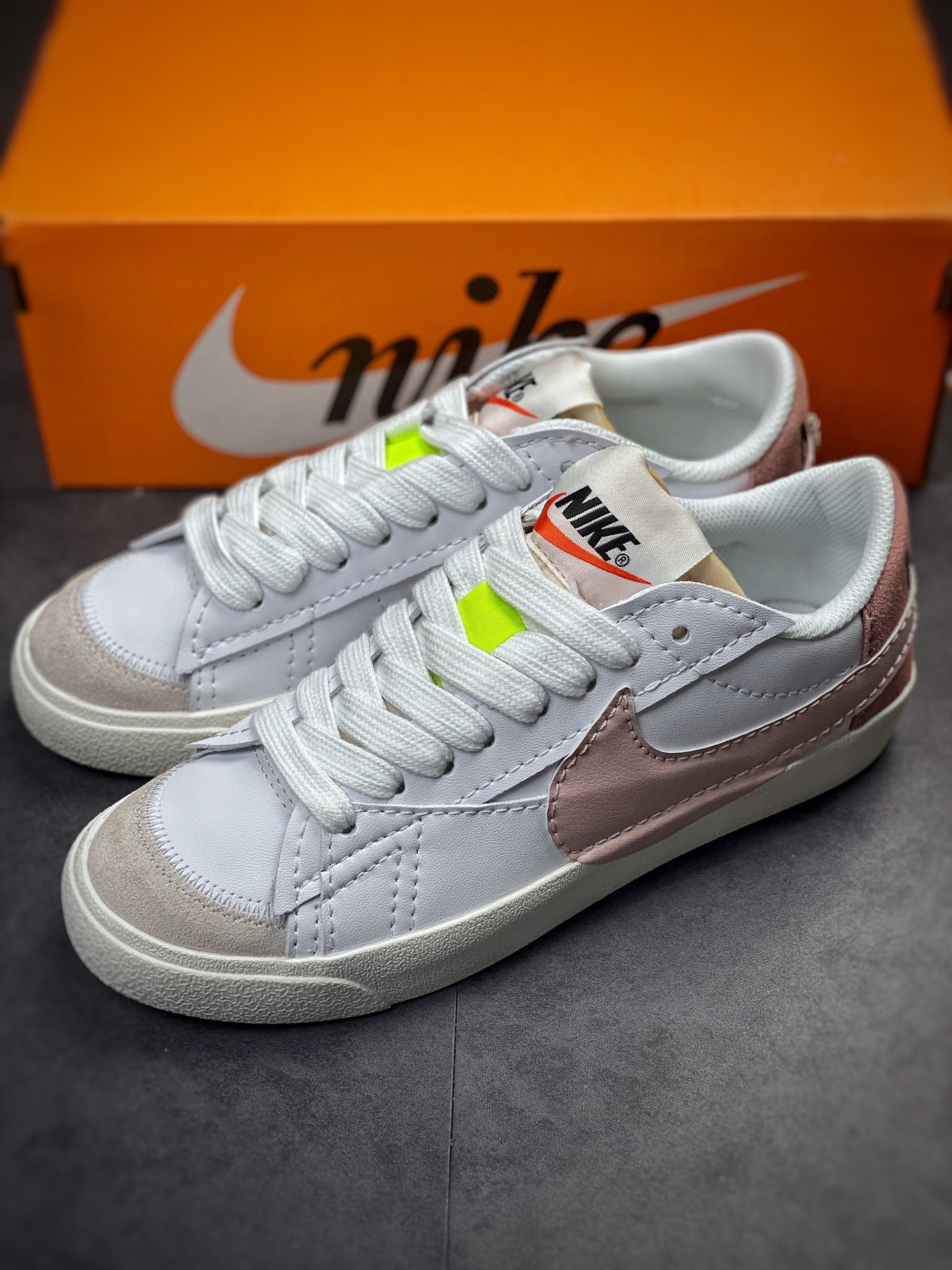 160 Nike Blazer Low 77 JUMBO 复古经典开拓者DQ1470-102