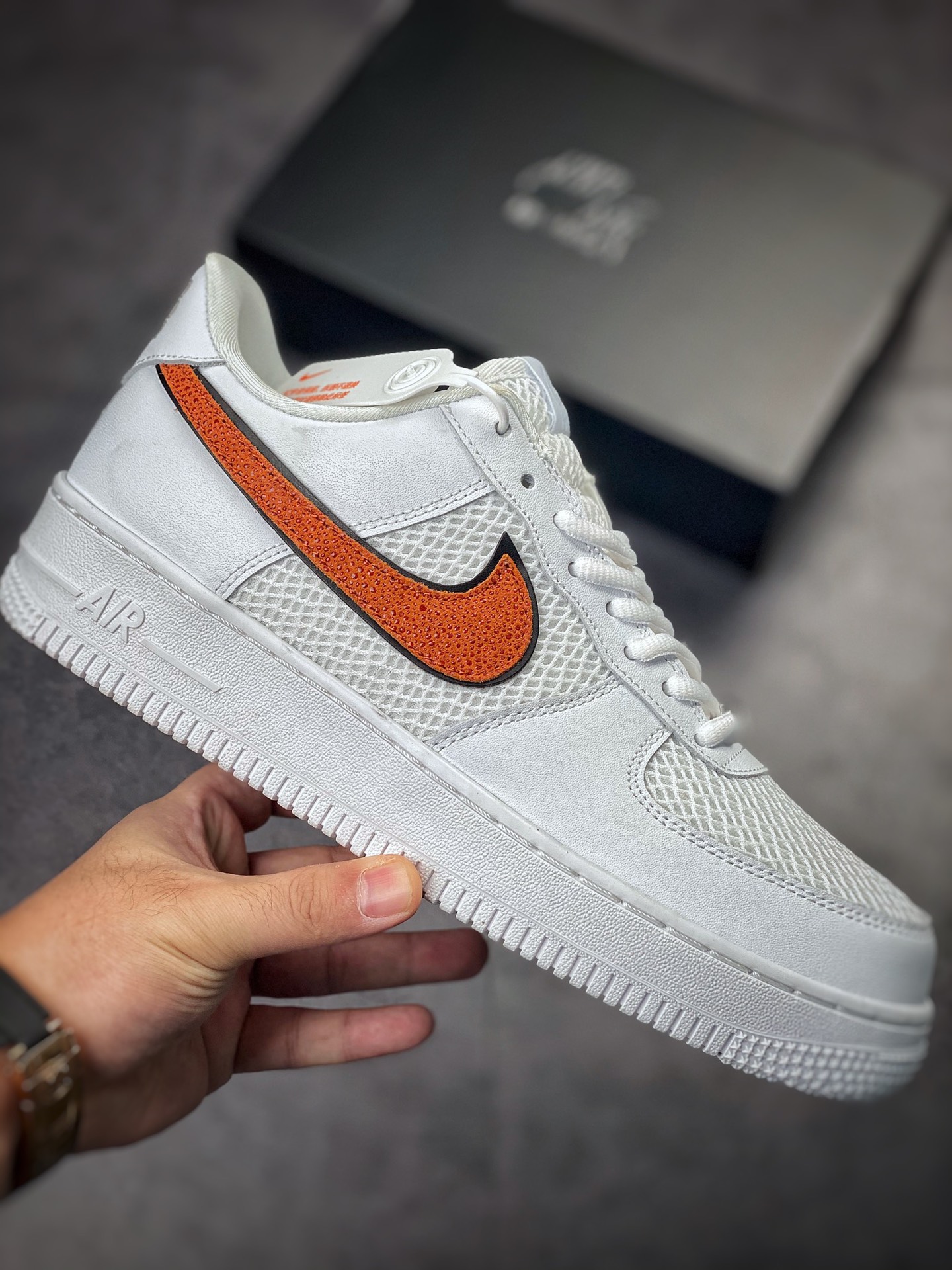190 Nike Air Force 1 Low 07 白焦橙 DZ5228-100