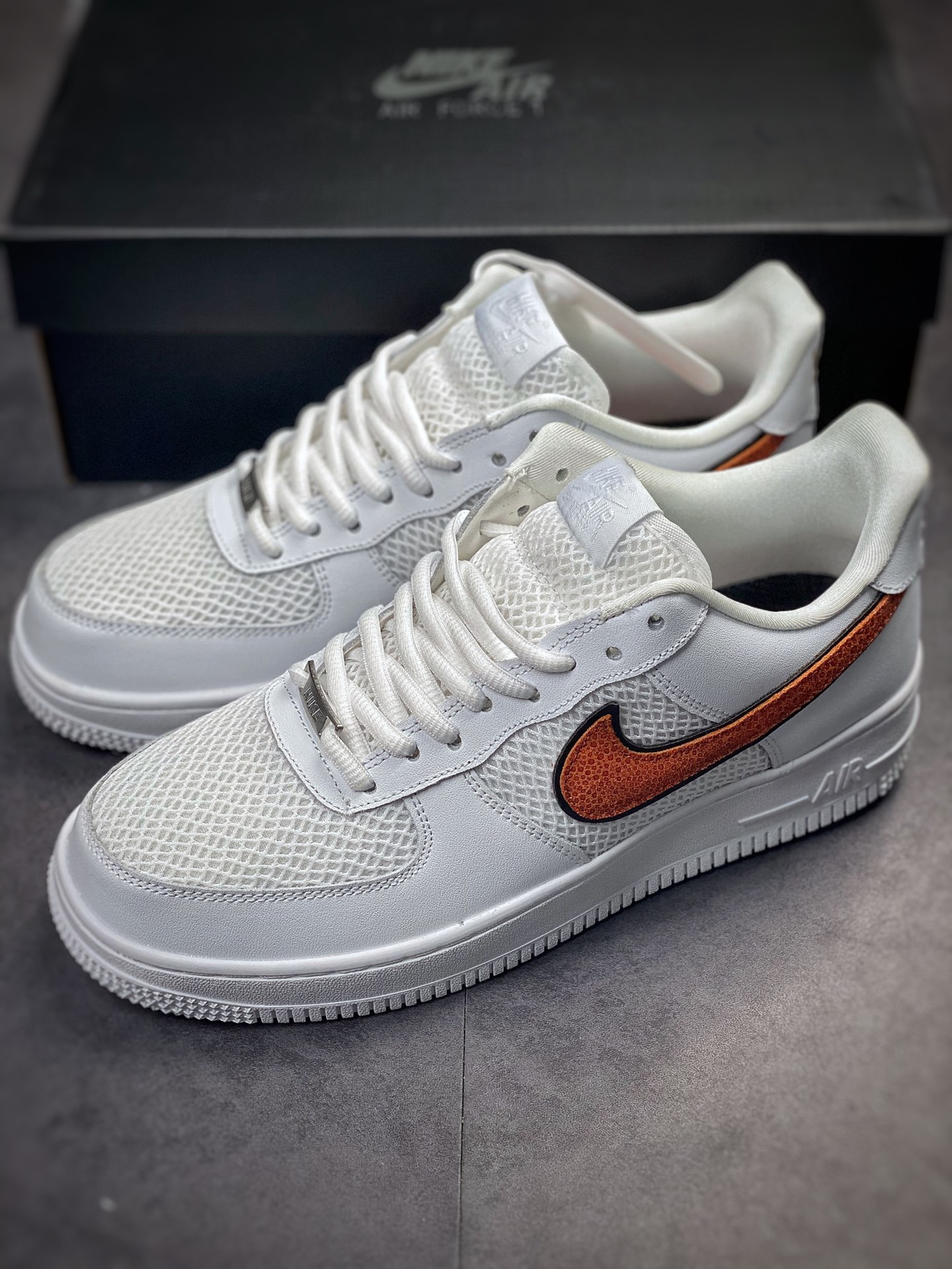 190 Nike Air Force 1 Low 07 白焦橙 DZ5228-100