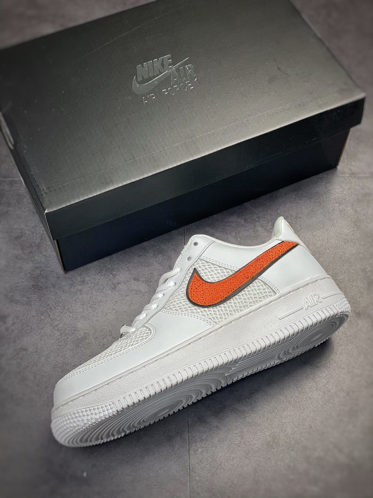 190 Nike Air Force 1 Low 07 白焦橙 DZ5228-100