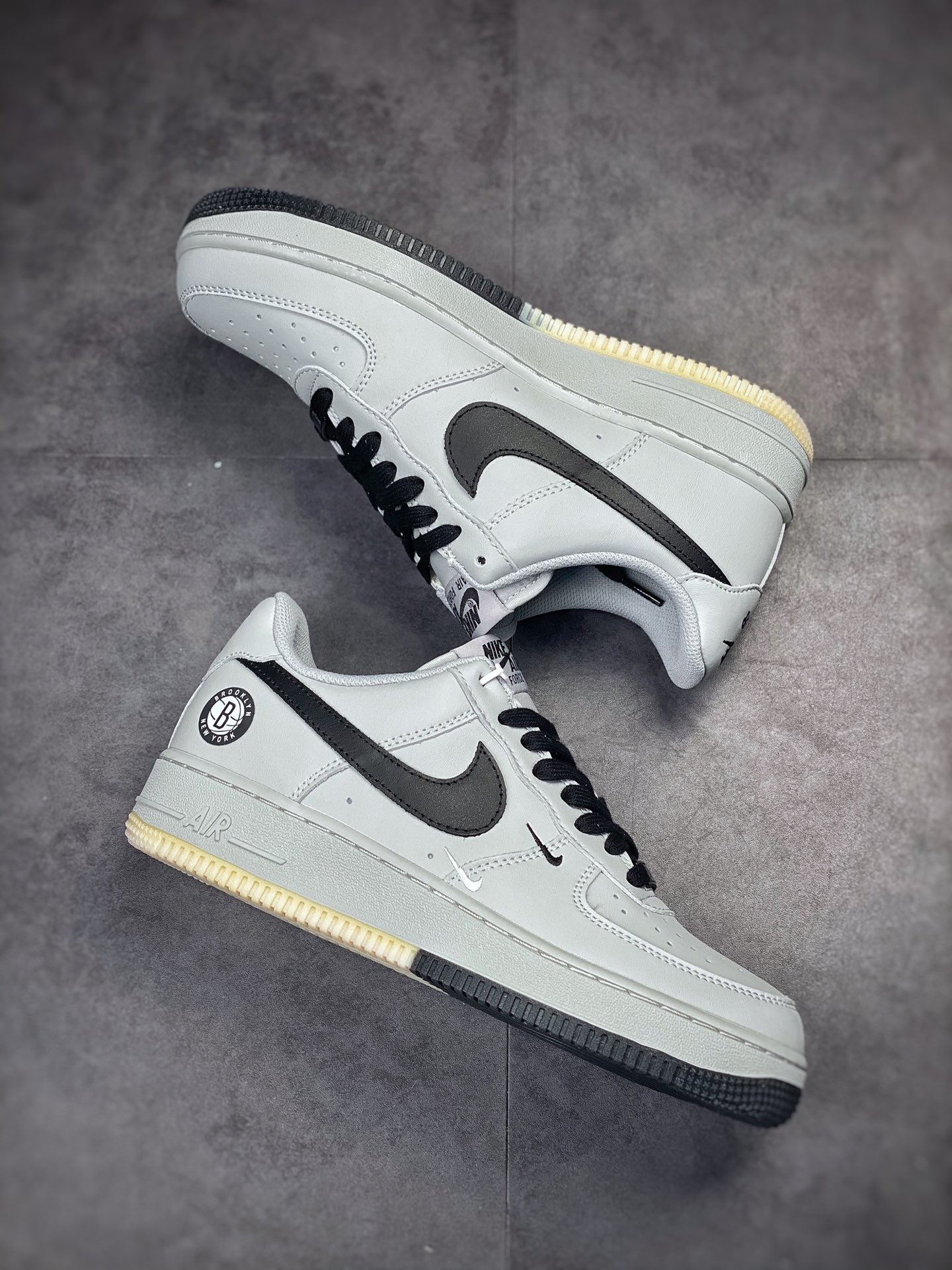 250 Nike Air Force 1 Low 07 “黑灰主场”布鲁克林篮网 HD6936-809