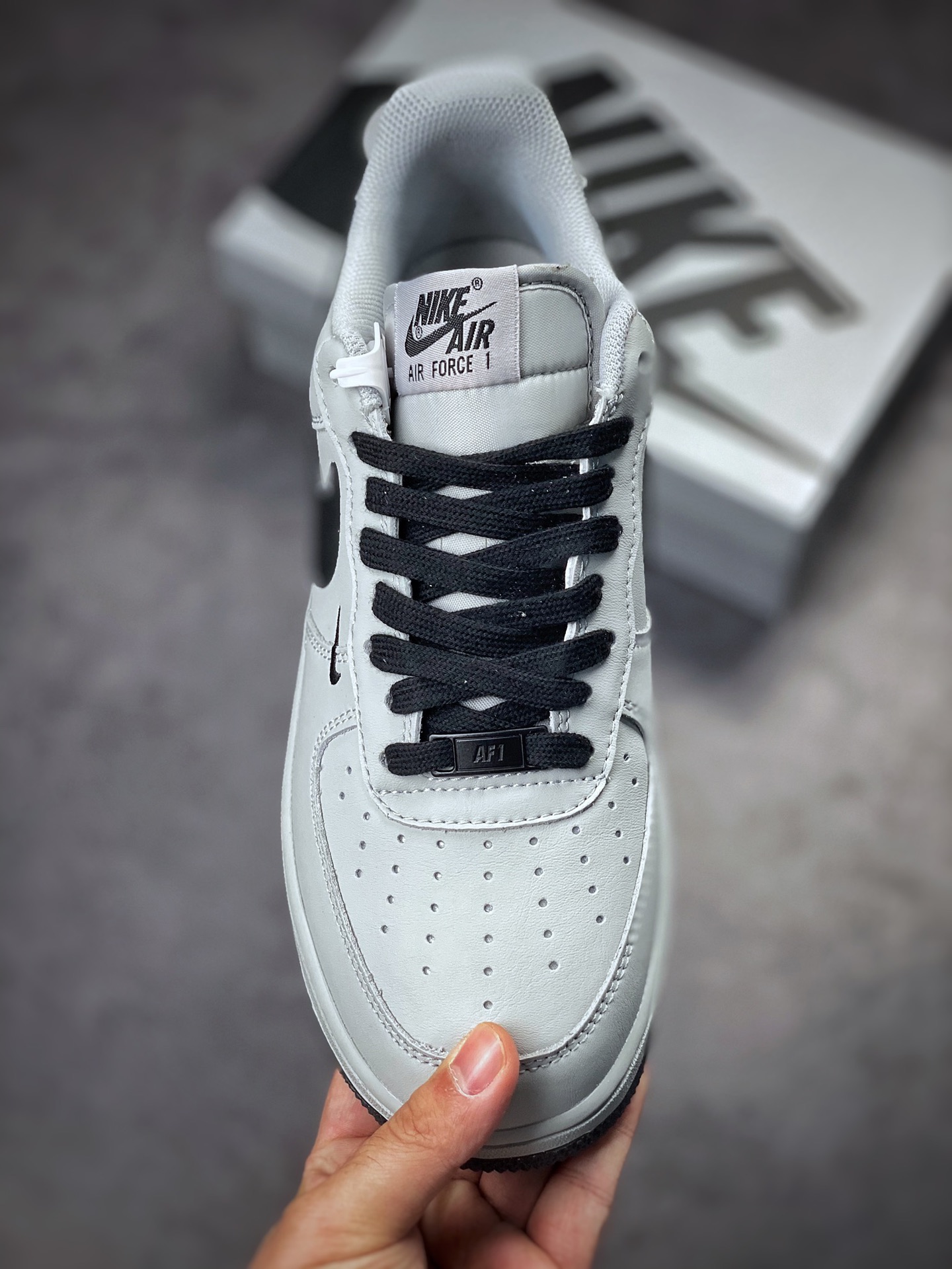 250 Nike Air Force 1 Low 07 “黑灰主场”布鲁克林篮网 HD6936-809