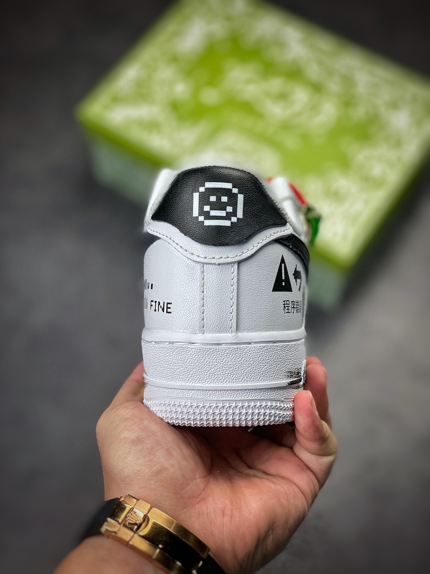 250 Nike Air Force 1 Low 07 黑白涂鸦绑带 CW2288-111