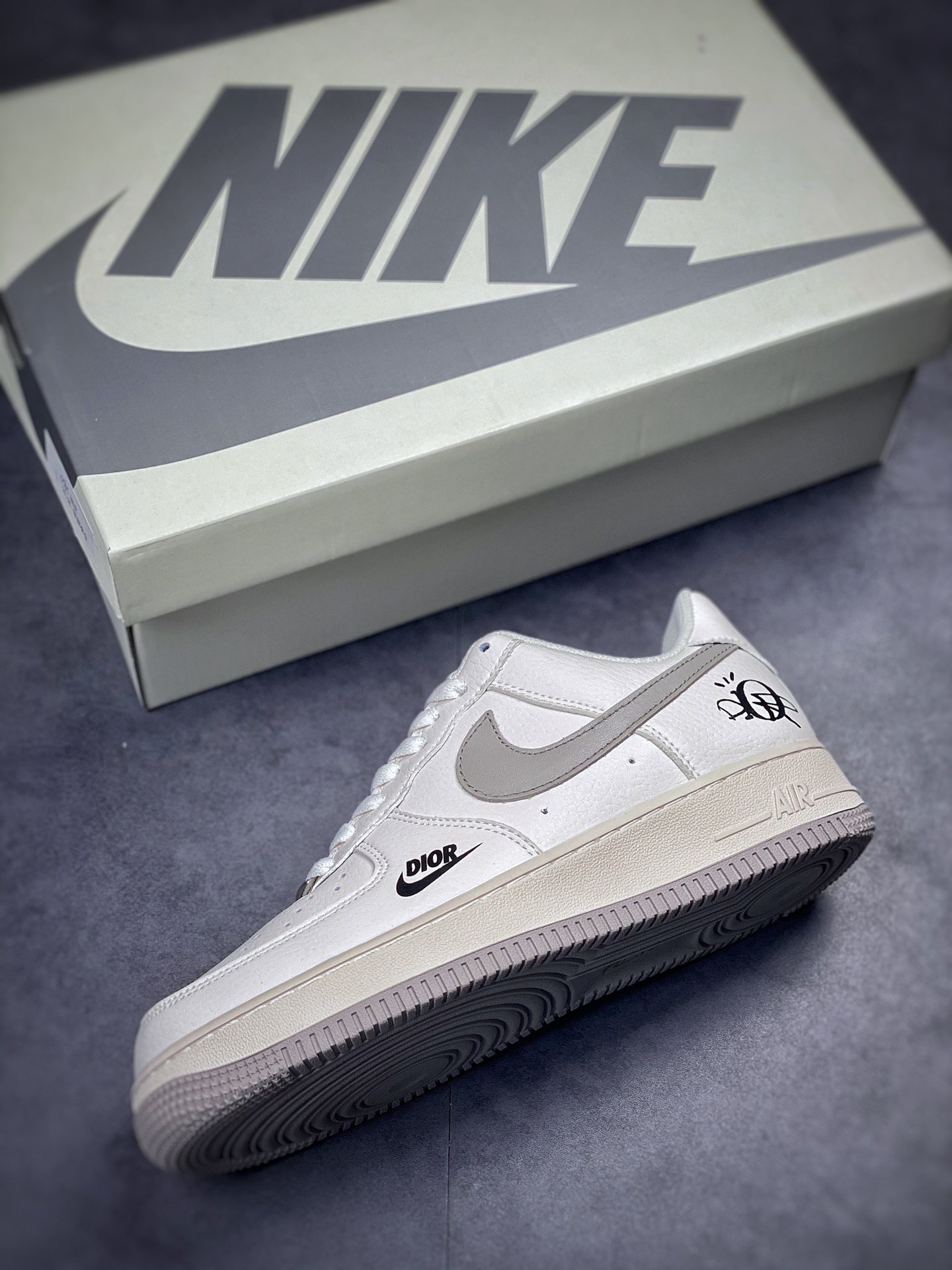 230 Nike Air Force 1 Low 07 “钛金灰-迪奥联名”BS6055-203