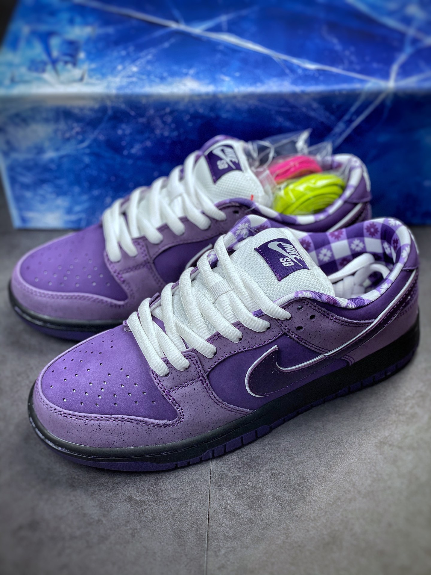 Boston's well-known shoe store heavy joint Concepts x Nike SB Dunk Low ”Purple Lobster” purple lobster BV1310-555