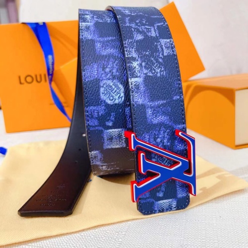 Louis Vuitton Iconic Escale Reversible Belt - Monogram Canvas, 40 mm 1 Louis Vuitton Iconic Escale Reversible Belt - Monogram Canvas, 40 mm