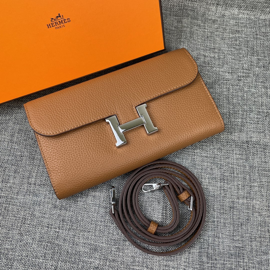 Hermes Constance P 爱马仕型号:9852银带togo皮 size:22*11cm 🇫🇷海外🇫🇷进口T Hermes Constance P 爱马仕型号:9852银带togo皮 size:22*11cm 🇫🇷海外🇫🇷进口T