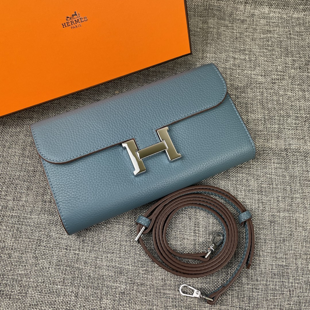 Hermes Constance P 爱马仕型号:9852银带togo皮 size:22*11cm 🇫🇷海外🇫🇷进口T Hermes Constance P 爱马仕型号:9852银带togo皮 size:22*11cm 🇫🇷海外🇫🇷进口T