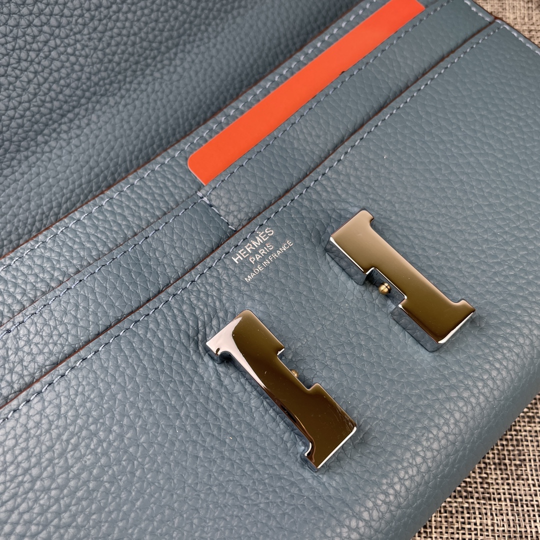 Hermes Constance P 爱马仕型号:9852银带togo皮 size:22*11cm 🇫🇷海外🇫🇷进口T Hermes Constance P 爱马仕型号:9852银带togo皮 size:22*11cm 🇫🇷海外🇫🇷进口T