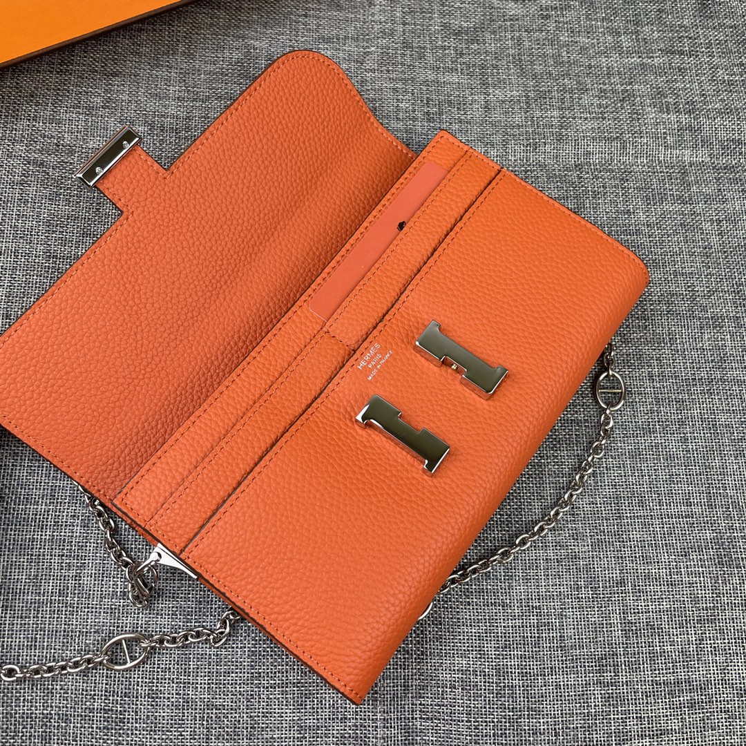 Hermes Constance P 爱马仕型号:9852togo皮银链 size:22*11cm 🇫🇷海外🇫🇷进口T Hermes Constance P 爱马仕型号:9852togo皮银链 size:22*11cm 🇫🇷海外🇫🇷进口T
