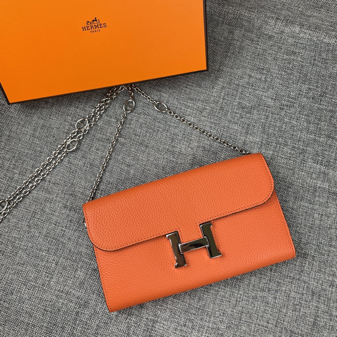 Hermes Constance P 爱马仕型号:9852togo皮银链 size:22*11cm 🇫🇷海外🇫🇷进口T Hermes Constance P 爱马仕型号:9852togo皮银链 size:22*11cm 🇫🇷海外🇫🇷进口T