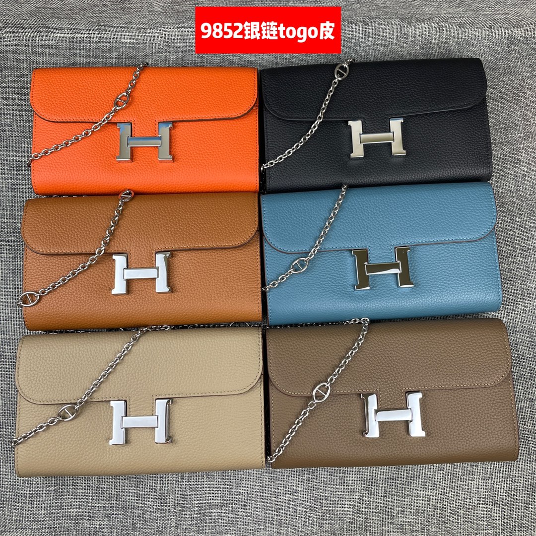 Hermes Constance P 爱马仕型号:9852togo皮银链 size:22*11cm 🇫🇷海外🇫🇷进口T Hermes Constance P 爱马仕型号:9852togo皮银链 size:22*11cm 🇫🇷海外🇫🇷进口T