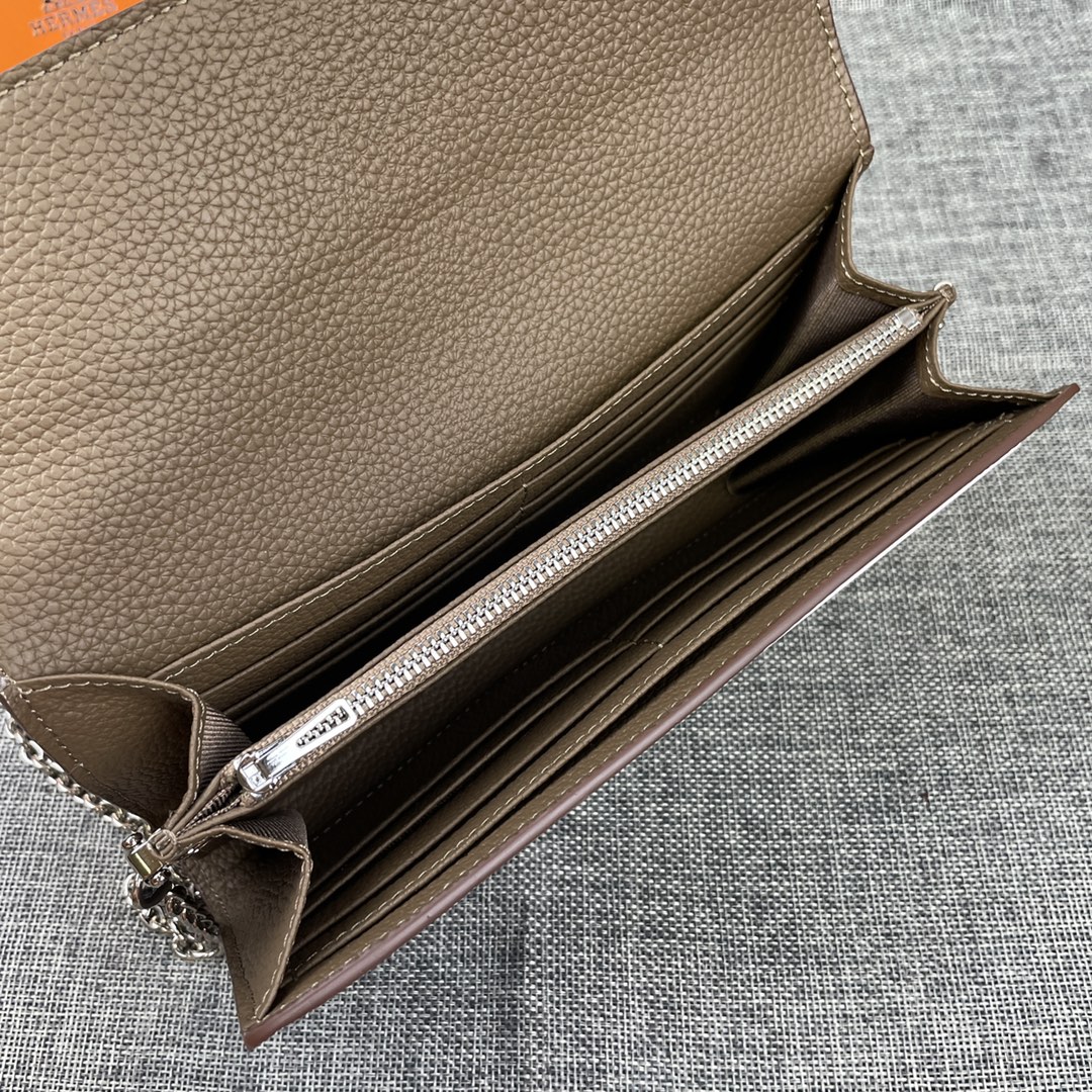 Hermes  Constance P 爱马仕型号:9852togo皮银链 size:22*11cm 🇫🇷海外🇫🇷进口T