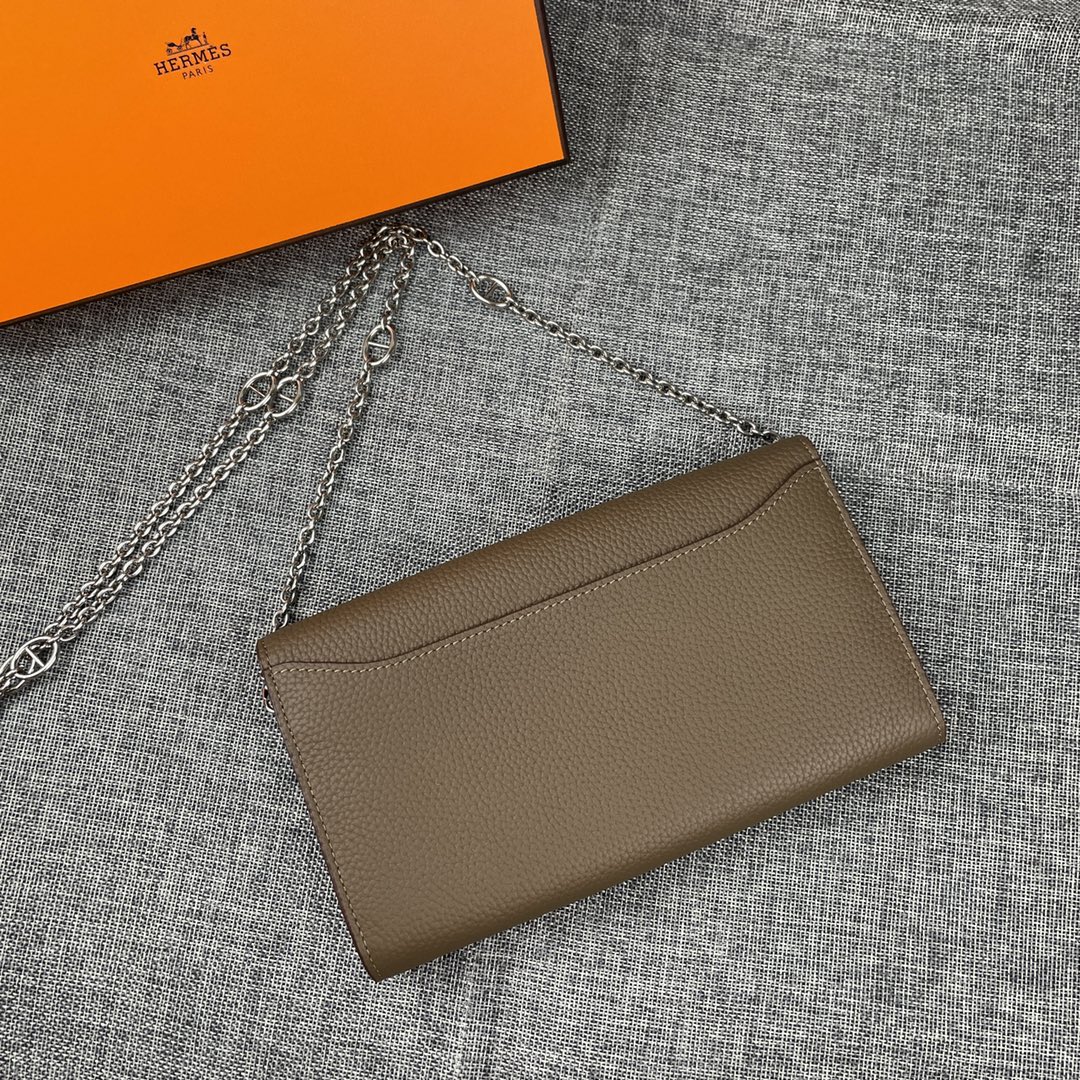 Hermes  Constance P 爱马仕型号:9852togo皮银链 size:22*11cm 🇫🇷海外🇫🇷进口T