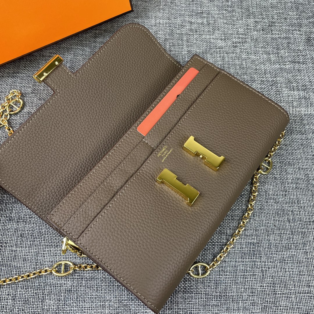 Hermes Constance P 爱马仕型号:9852金链togo皮 size:22*11cm 🇫🇷海外🇫🇷进口T Hermes Constance P 爱马仕型号:9852金链togo皮 size:22*11cm 🇫🇷海外🇫🇷进口T