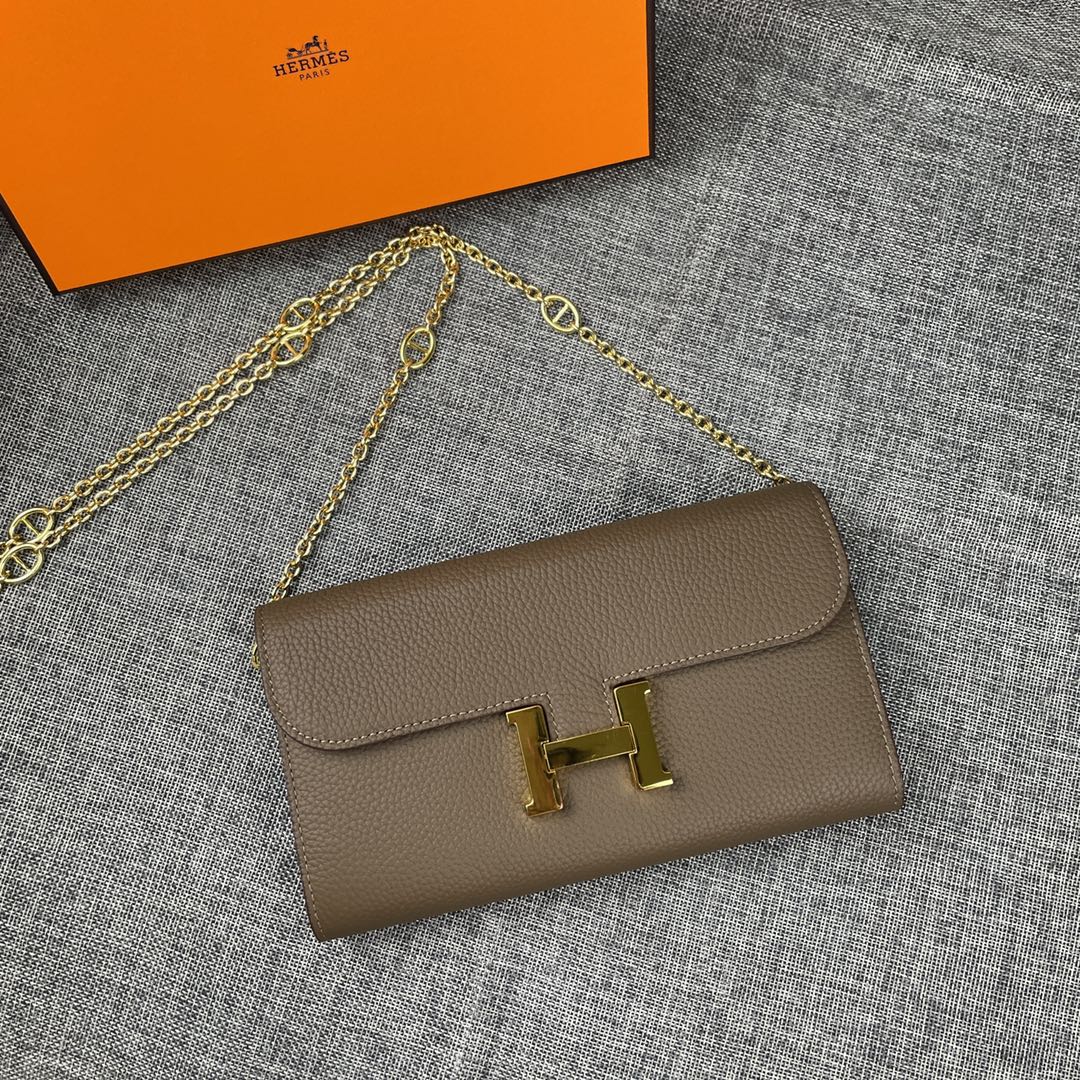 Hermes Constance P 爱马仕型号:9852金链togo皮 size:22*11cm 🇫🇷海外🇫🇷进口T Hermes Constance P 爱马仕型号:9852金链togo皮 size:22*11cm 🇫🇷海外🇫🇷进口T