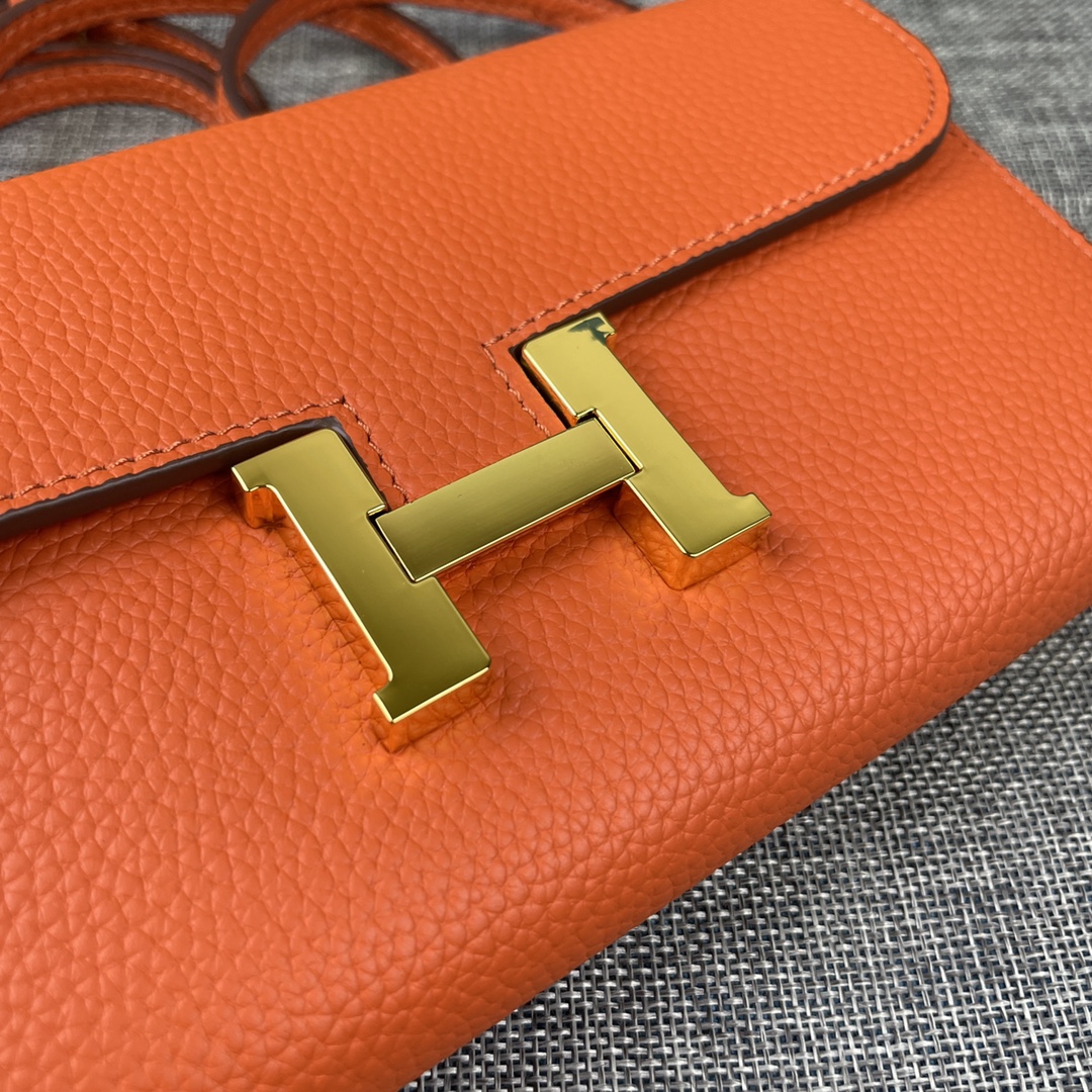Hermes Constance P 爱马仕型号:9852金带togo皮 size:22*11cm 🇫🇷海外🇫🇷进口T Hermes Constance P 爱马仕型号:9852金带togo皮 size:22*11cm 🇫🇷海外🇫🇷进口T