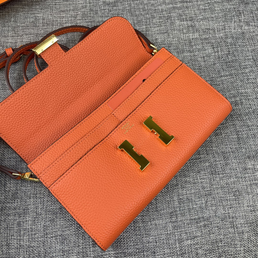 Hermes Constance P 爱马仕型号:9852金带togo皮 size:22*11cm 🇫🇷海外🇫🇷进口T Hermes Constance P 爱马仕型号:9852金带togo皮 size:22*11cm 🇫🇷海外🇫🇷进口T