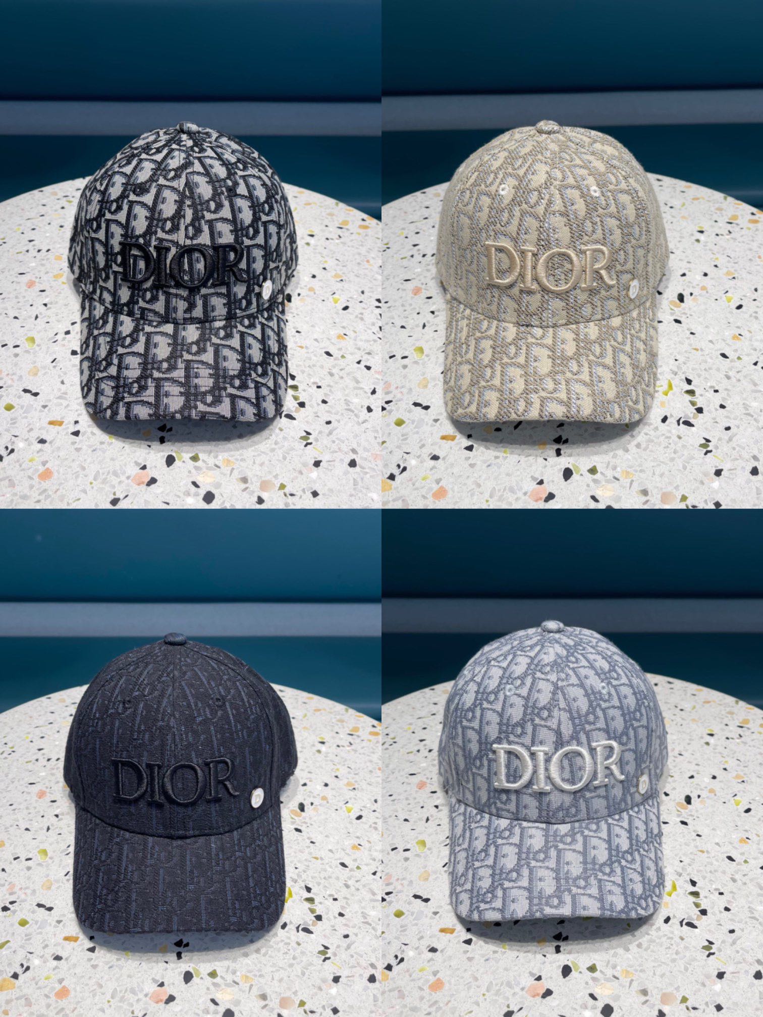 Dior Hats Baseball Cap Pink Embroidery Unisex Cotton Spring/Summer Collection Fashion