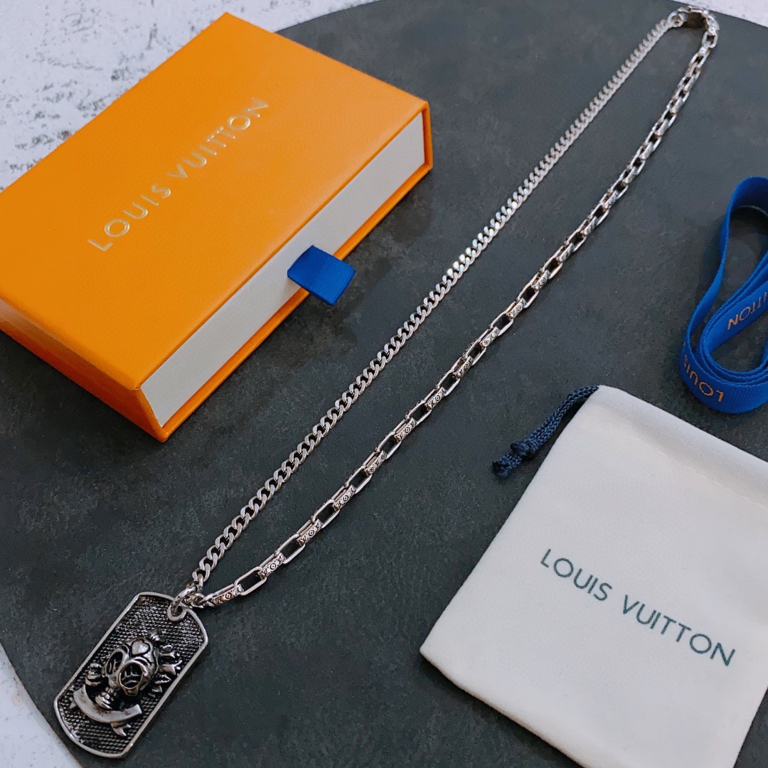 Louis Vuitton Jewelry Necklaces & Pendants Buy High-Quality Fake
 Unisex Vintage Chains