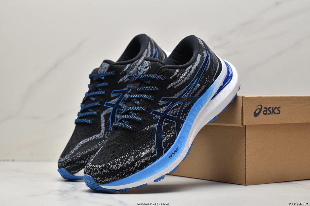 200 ASICS GEL - KAYANO 29系列轻量缓震休闲运动跑步鞋 黑红灰1201A457-100