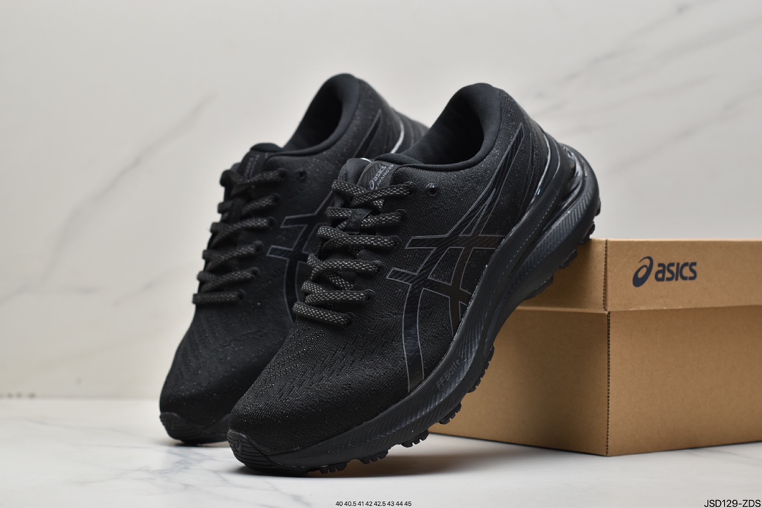 200 ASICS GEL - KAYANO 29系列轻量缓震休闲运动跑步鞋 黑红灰1201A457-100