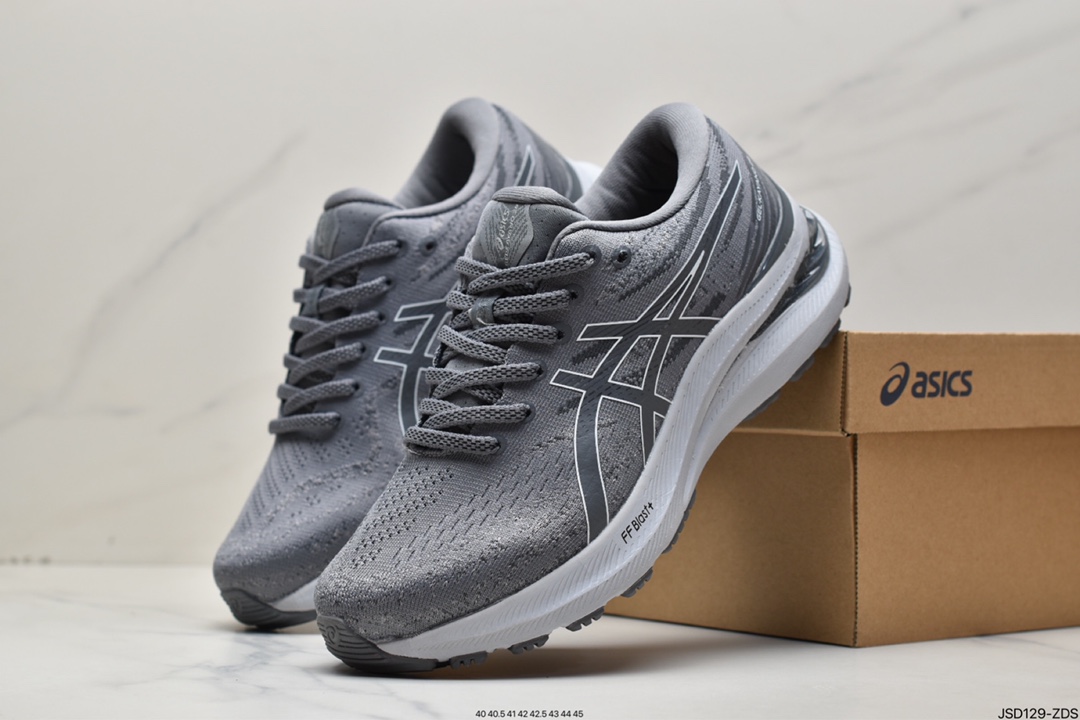 200 ASICS GEL - KAYANO 29系列轻量缓震休闲运动跑步鞋 黑红灰1201A457-100