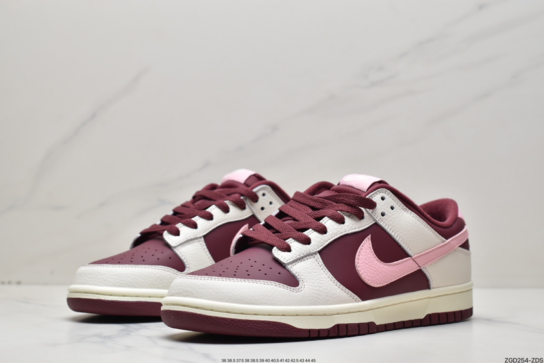 290 Nike Dunk Low " Valentine‘s Day " 酒红色情人节3.0 DR9705-100