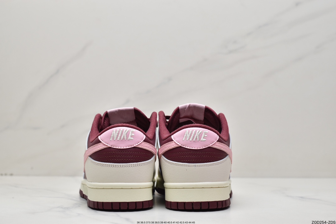 290 Nike Dunk Low " Valentine‘s Day " 酒红色情人节3.0 DR9705-100