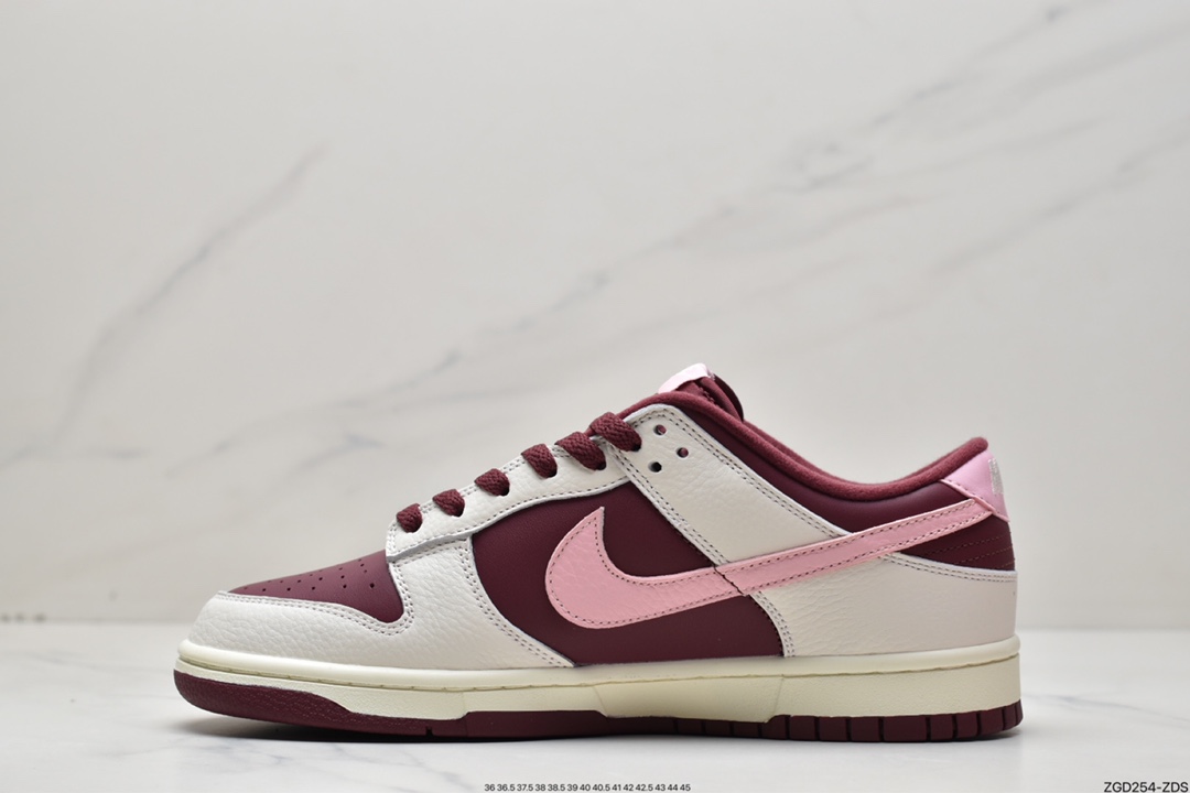 290 Nike Dunk Low " Valentine‘s Day " 酒红色情人节3.0 DR9705-100