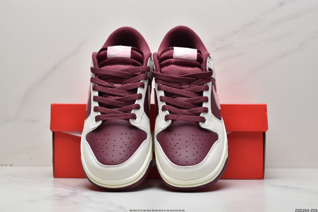 290 Nike Dunk Low " Valentine‘s Day " 酒红色情人节3.0 DR9705-100