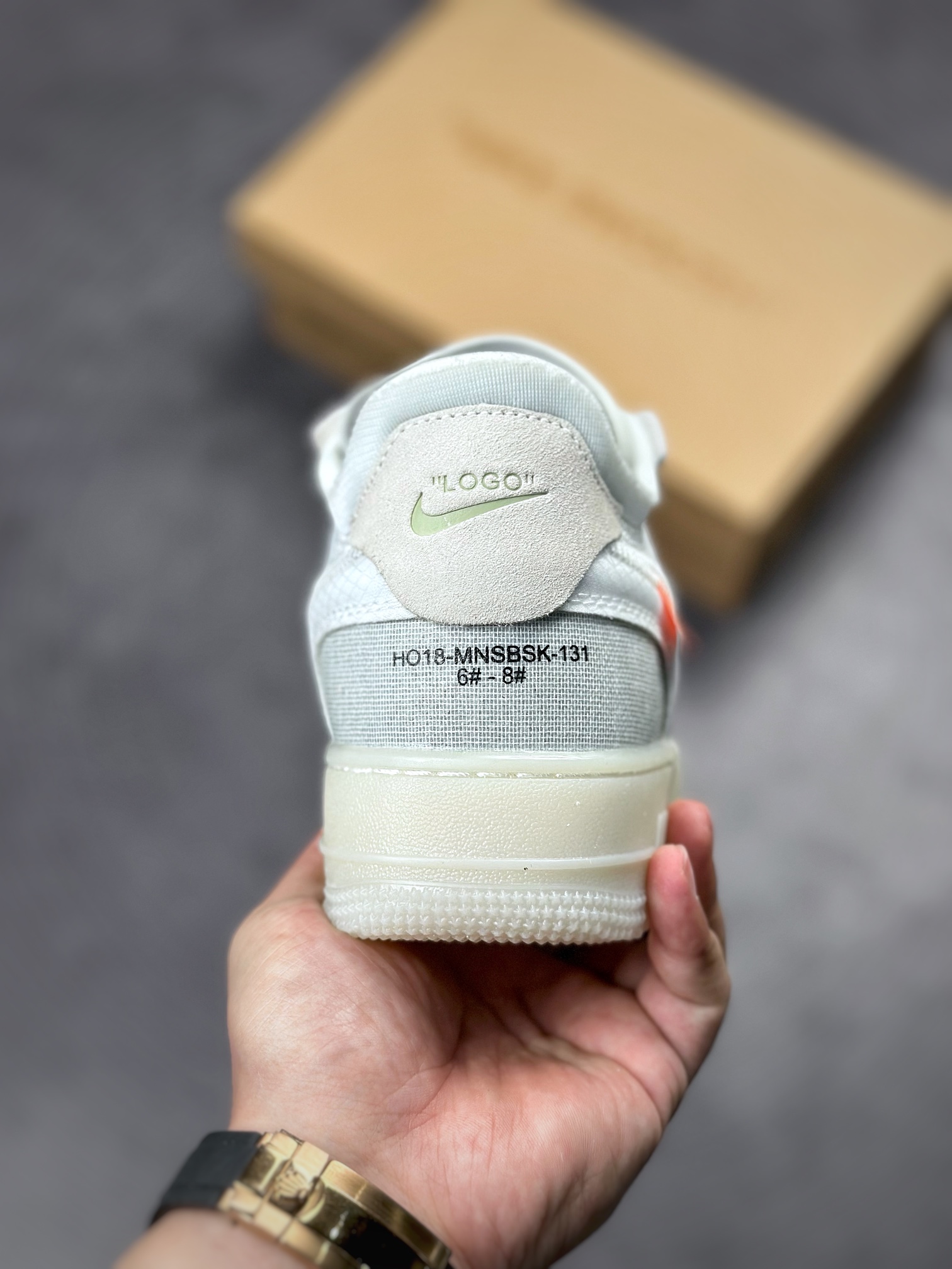 270 OFF-WHITE x Air Force 1 Low OW空军联名款白灰AO4606-100