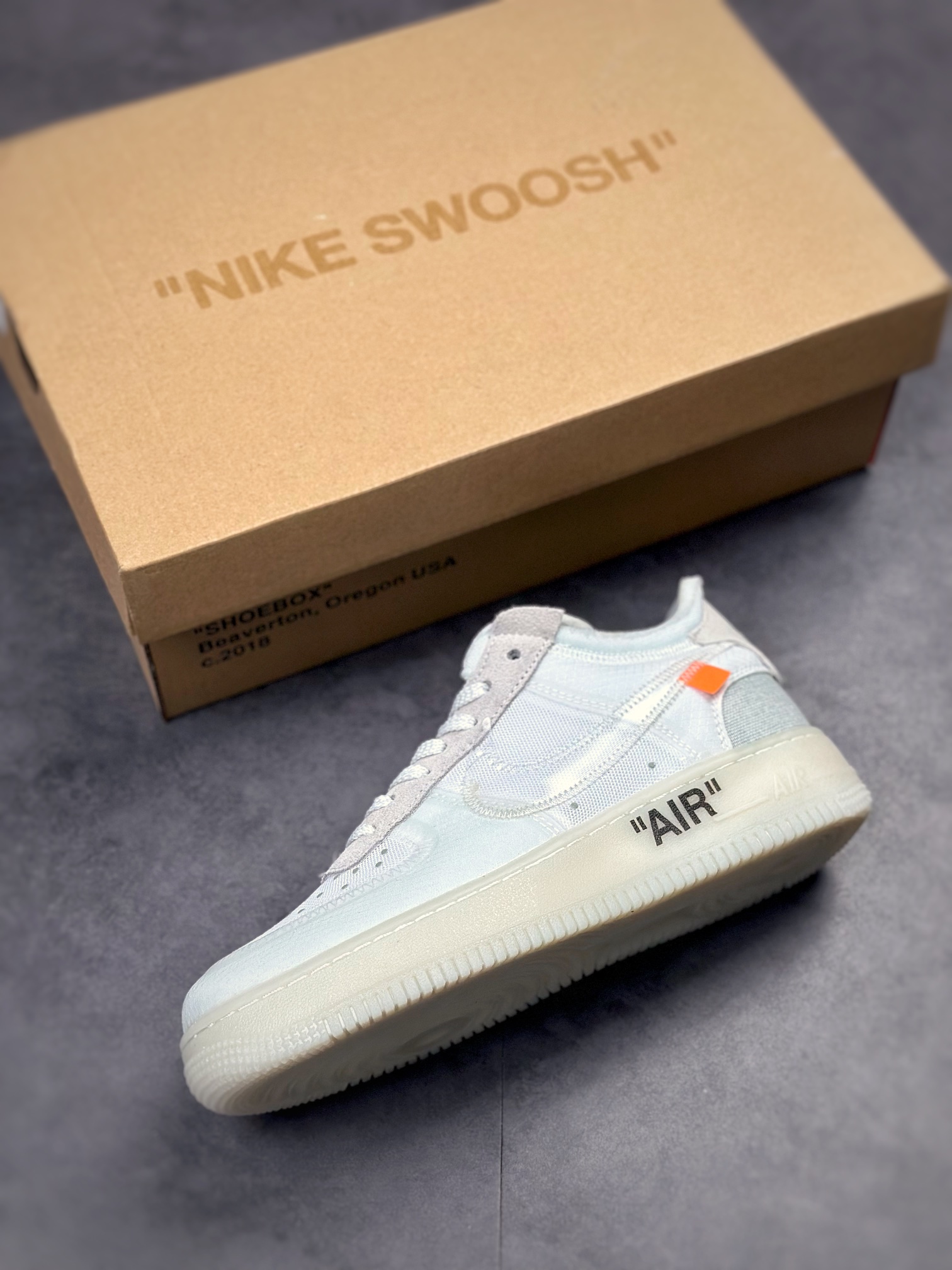 270 OFF-WHITE x Air Force 1 Low OW空军联名款白灰AO4606-100
