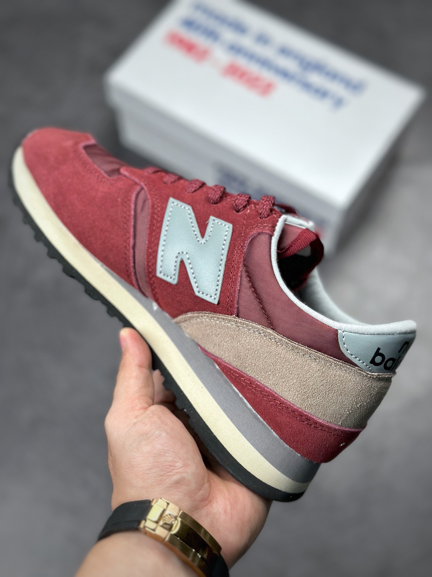 New Balance 730 series wine red M730UKF