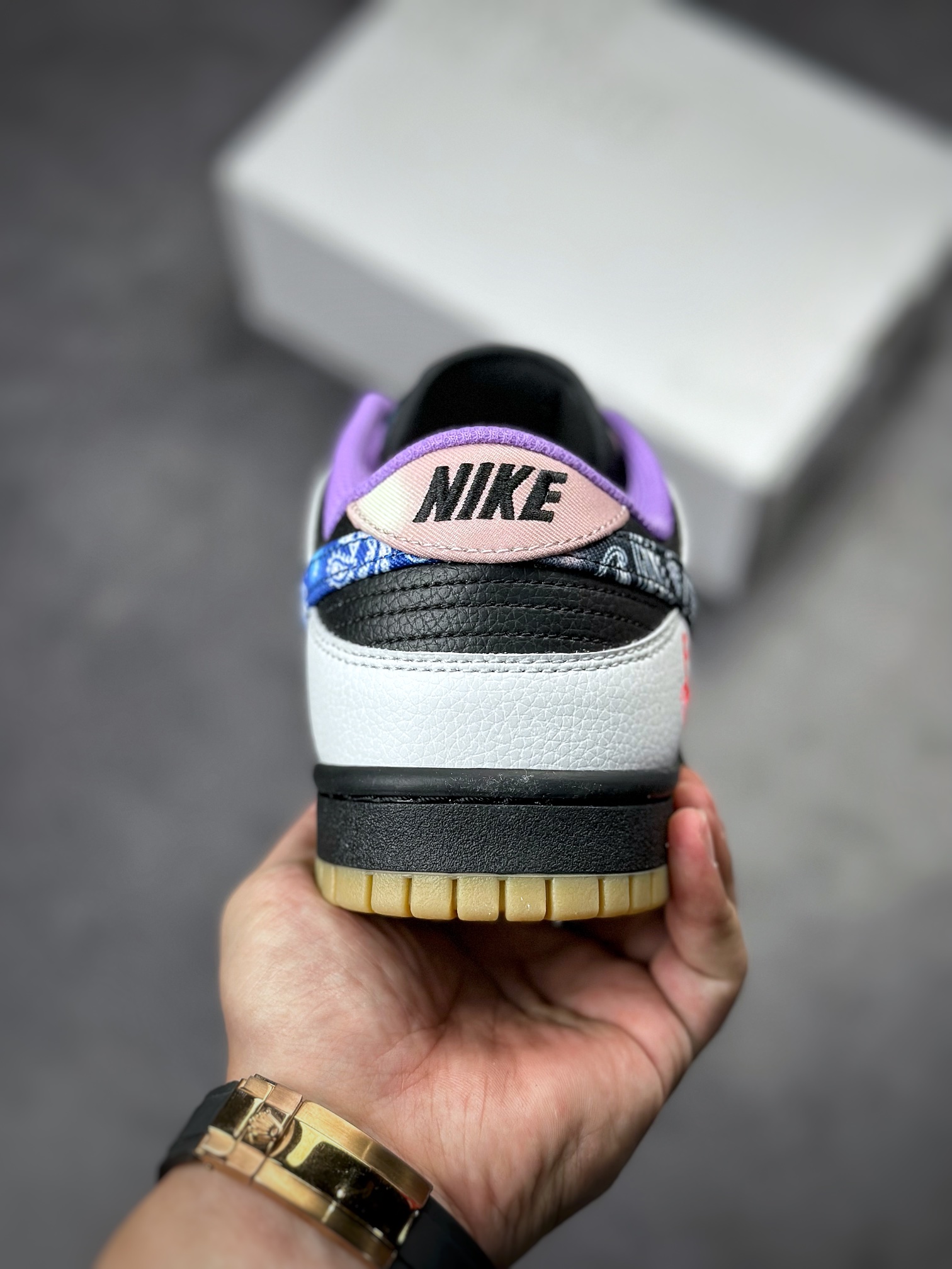 240 Nike SB Dunk Low 腰果花 黑灰蓝 CT5053-101