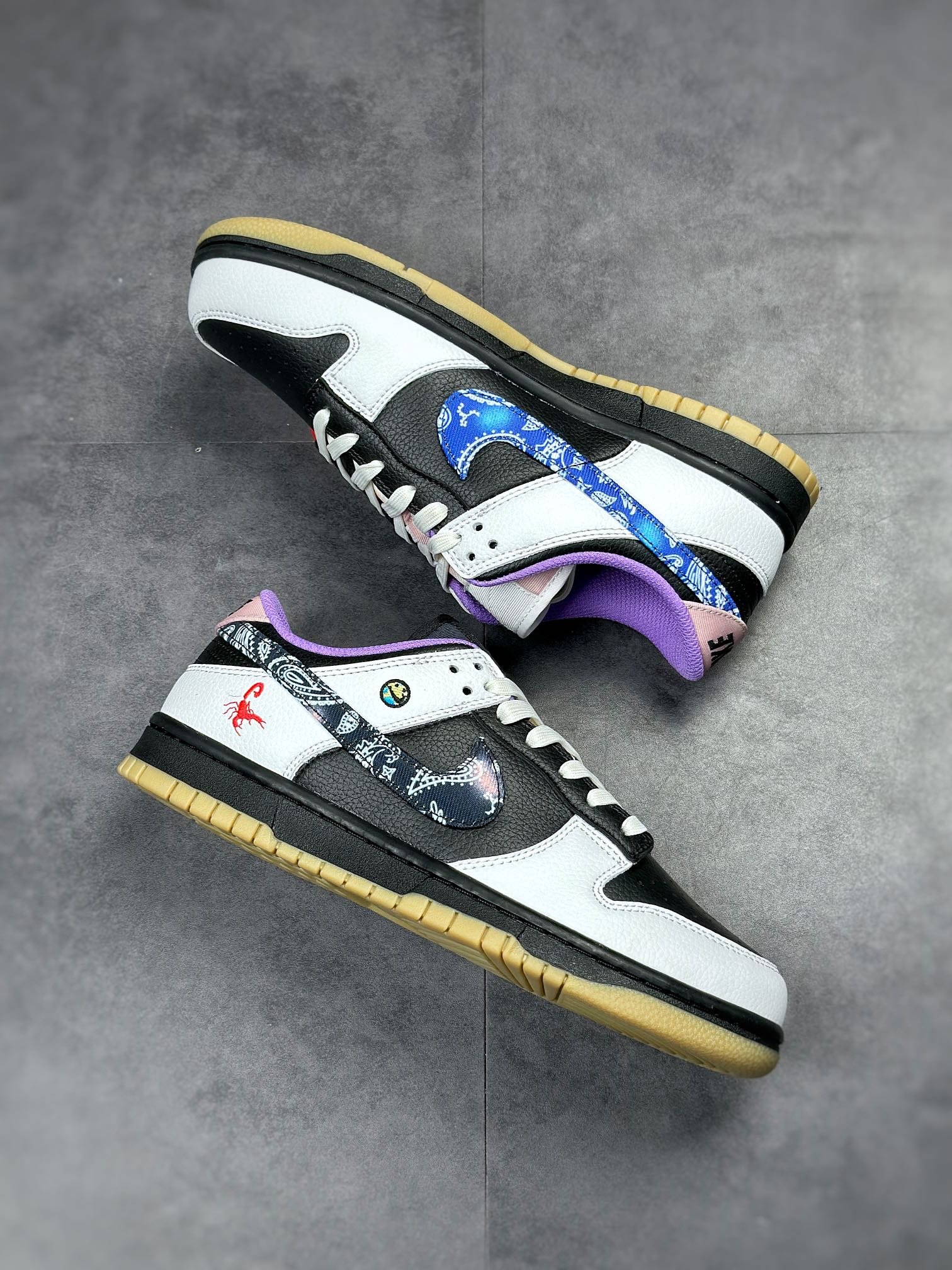 240 Nike SB Dunk Low 腰果花 黑灰蓝 CT5053-101