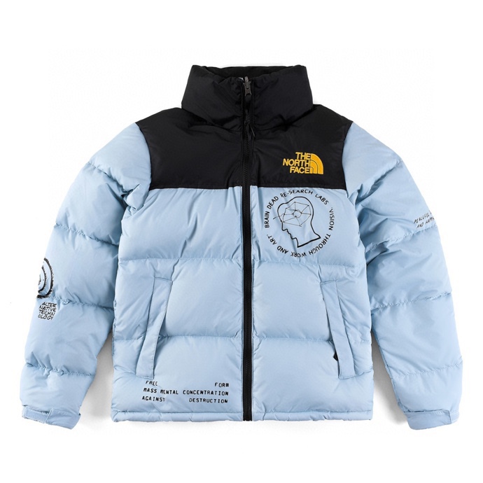 The North Face Clothing Down Jacket Doodle White Embroidery All Copper Duck Down