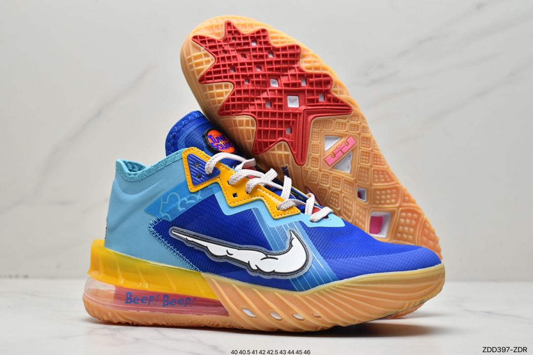 230 耐克NIKE LEBRON XVIII LOW EP詹姆斯 篮球鞋气垫实战篮球鞋 CV7564-401